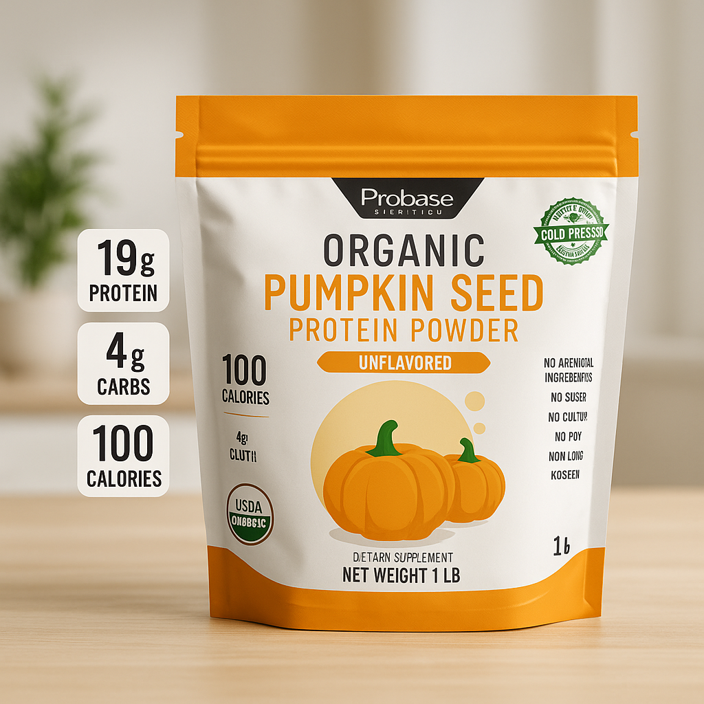 🎃 Probase Nutrition Organic Pumpkin Seed Protein: Pure Plant Power, No Compromise