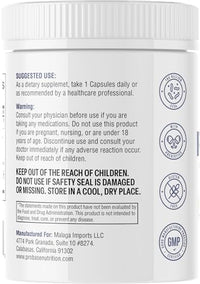 Thumbnail for Probase Nutrition Probiotic, 100 Billion CFU, 10 Strains with Prebiotics, 30 Veggie Capsules, Gluten Free for Men and Women, 30-Day Supply