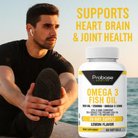 Thumbnail for Omega 3 Fish Oil 30 Softgels 30-Day Supply
