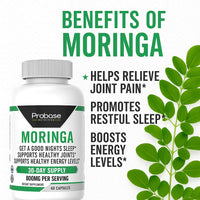 Thumbnail for Probase Nutrition Moringa Oleifera 60 Capsules 30-Day Supply
