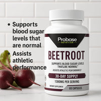 Thumbnail for Probase Nutrition Beetroot 60 Capsules 30-Day Supply