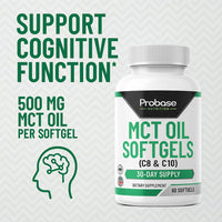 Thumbnail for Probase Nutrition MCT Oil 60 Softgels 30-Day Supply