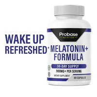 Thumbnail for Probase Nutrition Melatonin+ Formula 60 Capsules 30-Day Supply