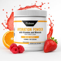 Thumbnail for Probase Nutrition Hydration Powder - Fruit Punch Flavor 240 Grams