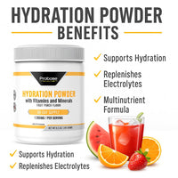 Thumbnail for Probase Nutrition Hydration Powder - Fruit Punch Flavor 240 Grams
