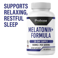 Thumbnail for Probase Nutrition Melatonin+ Formula 60 Capsules 30-Day Supply