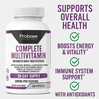 Thumbnail for Probase Nutrition Complete Multivitamin 60 Capsules 30-Day Supply