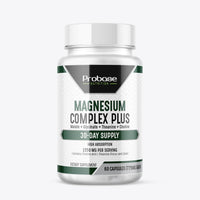 Thumbnail for Magnesium Complex Plus with Magnesium Malate, Glycinate, L-Theanine, and Choline High Absorption Formula 60 Capsules 30-Day Supply