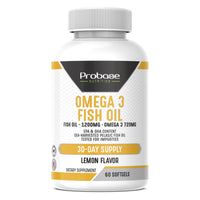 Thumbnail for Omega 3 Fish Oil 30 Softgels 30-Day Supply