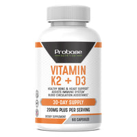 Thumbnail for Probase Nutrition Vitamin K2 + D3 60 Capsules 30-Day Supply
