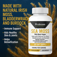 Thumbnail for Probase Nutrition Sea Moss 60 Capsules 30-Day Supply
