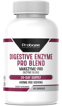 Thumbnail for Probase Nutrition Digestive Enzyme Pro Blend 60 Capsules 30-Day Supply
