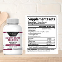 Thumbnail for Probase Nutrition Digestive Enzyme Pro Blend 60 Capsules 30-Day Supply