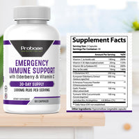 Thumbnail for Probase Nutrition Emergency Immune Support 60 Capsules 30-Day Supply