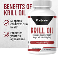 Thumbnail for Probase Nutrition Krill Oil 30 Softgels 30-Day Supply