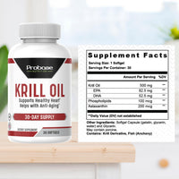 Thumbnail for Probase Nutrition Krill Oil 30 Softgels 30-Day Supply