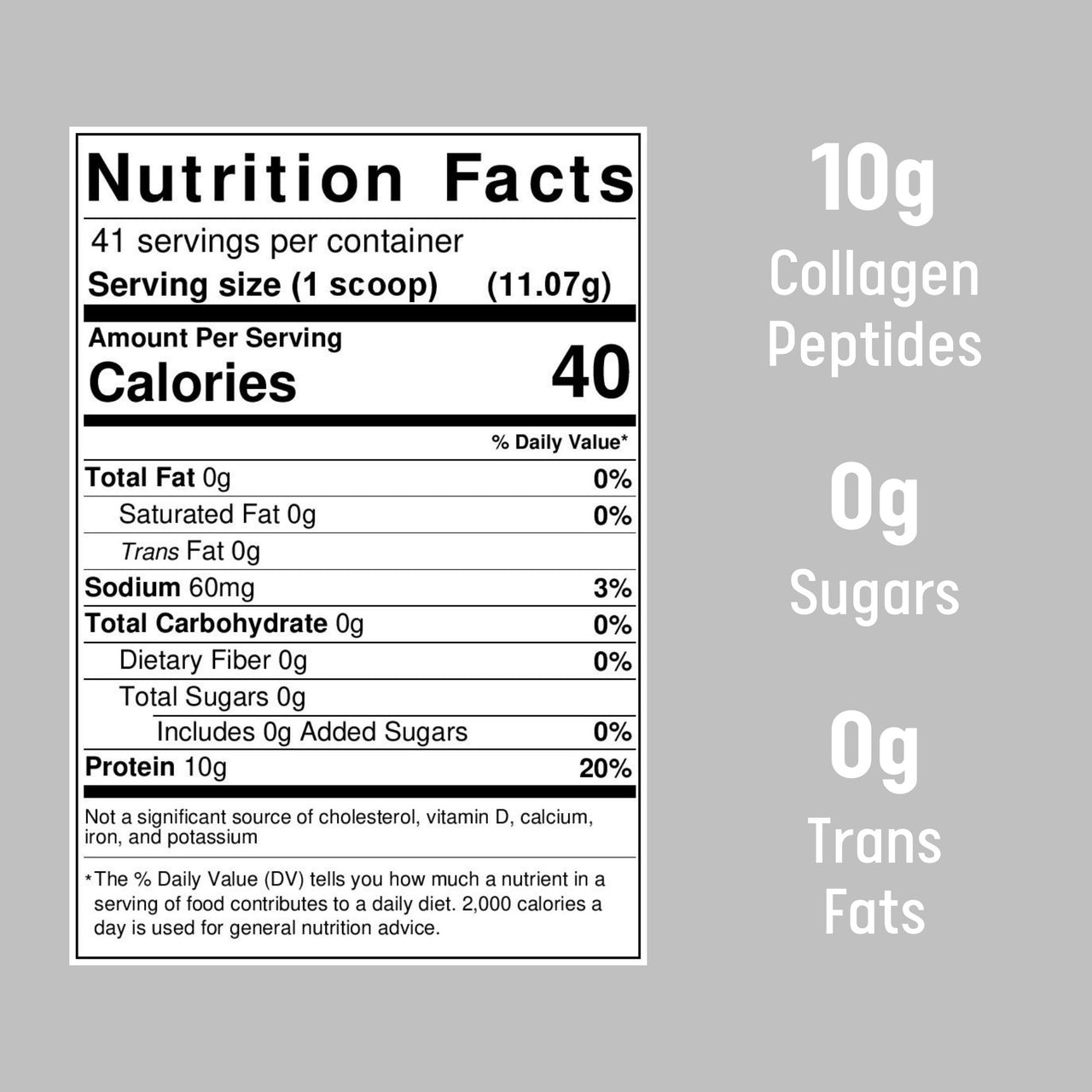 1 LB Bovine Collagen Peptides (Unflavored) - Probase Nutrition