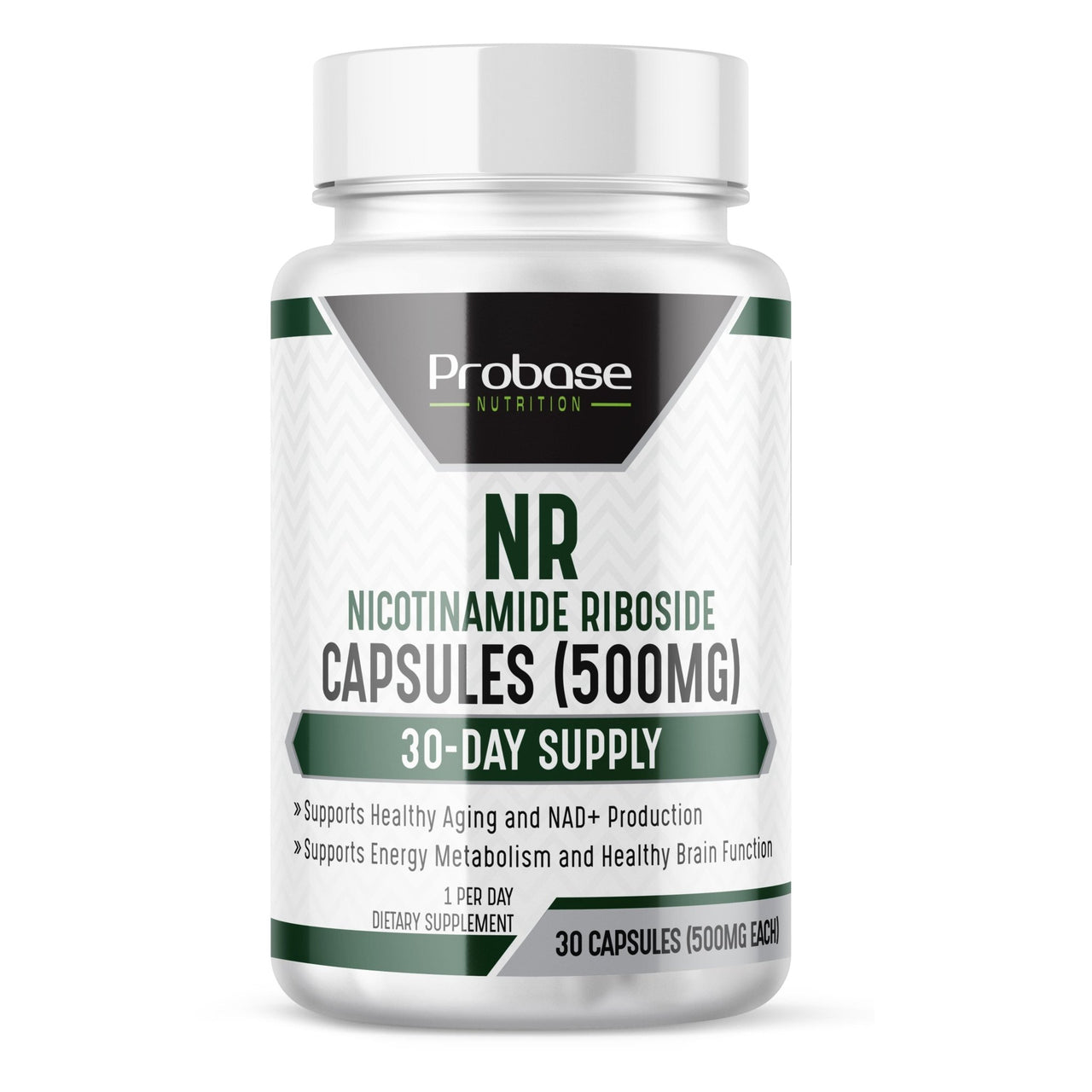 Nicotinamide Riboside (NR) Capsules 30ct/500mg NAD+ Boosting Supplement - Probase Nutrition