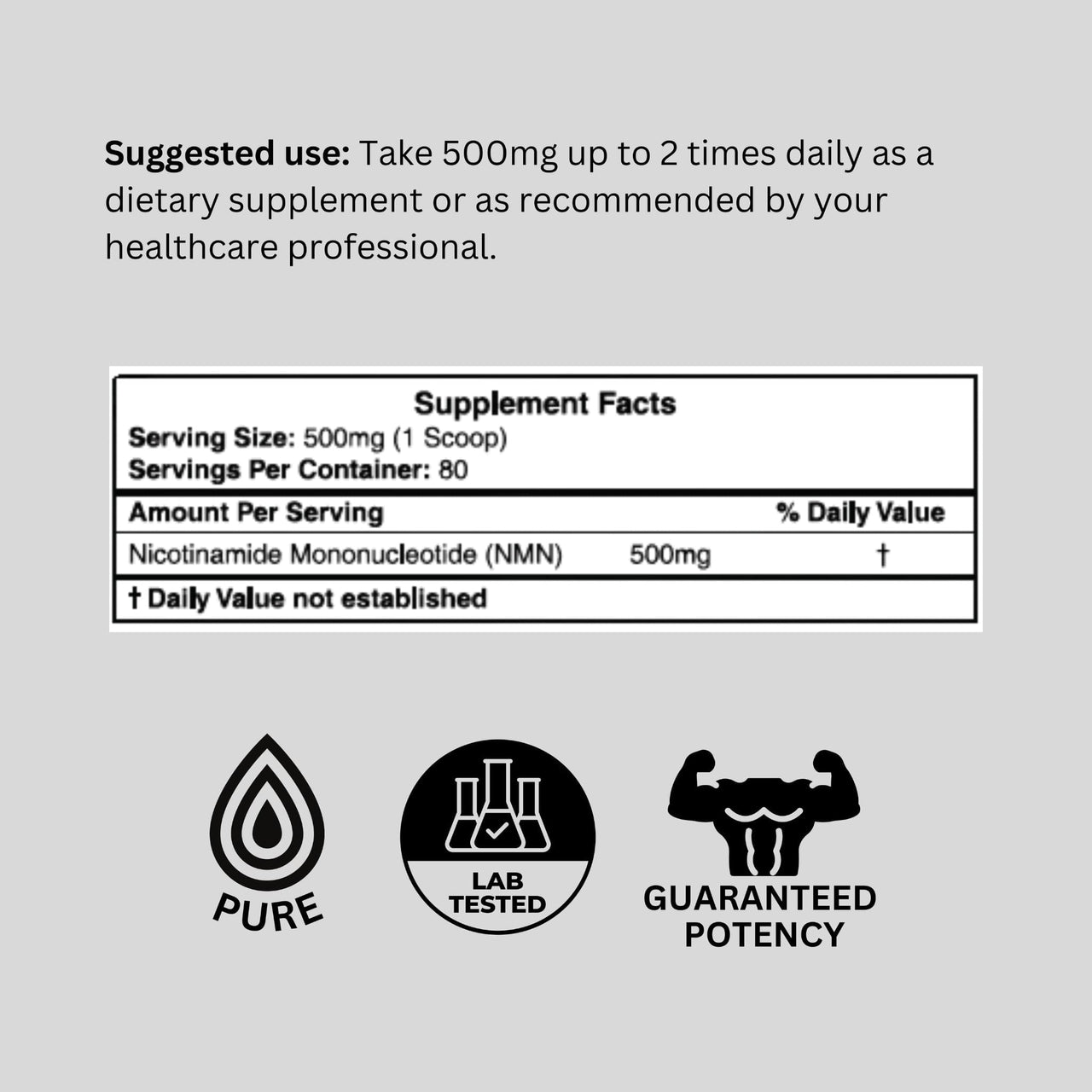 NMN Powder 40 Grams - Over 98% Pure - 40-Day Supply - Probase Nutrition