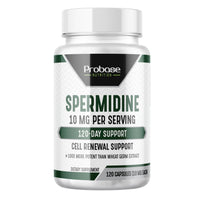 Thumbnail for Probase Spermidine Supplement (10mg of 99% Spermidine 3HCL - Third Party Tested) 120 Capsules - Over 100x More Potent Than Wheat Germ Extract for Cell Membrane, Telomere Health and Aging - Probase Nutrition