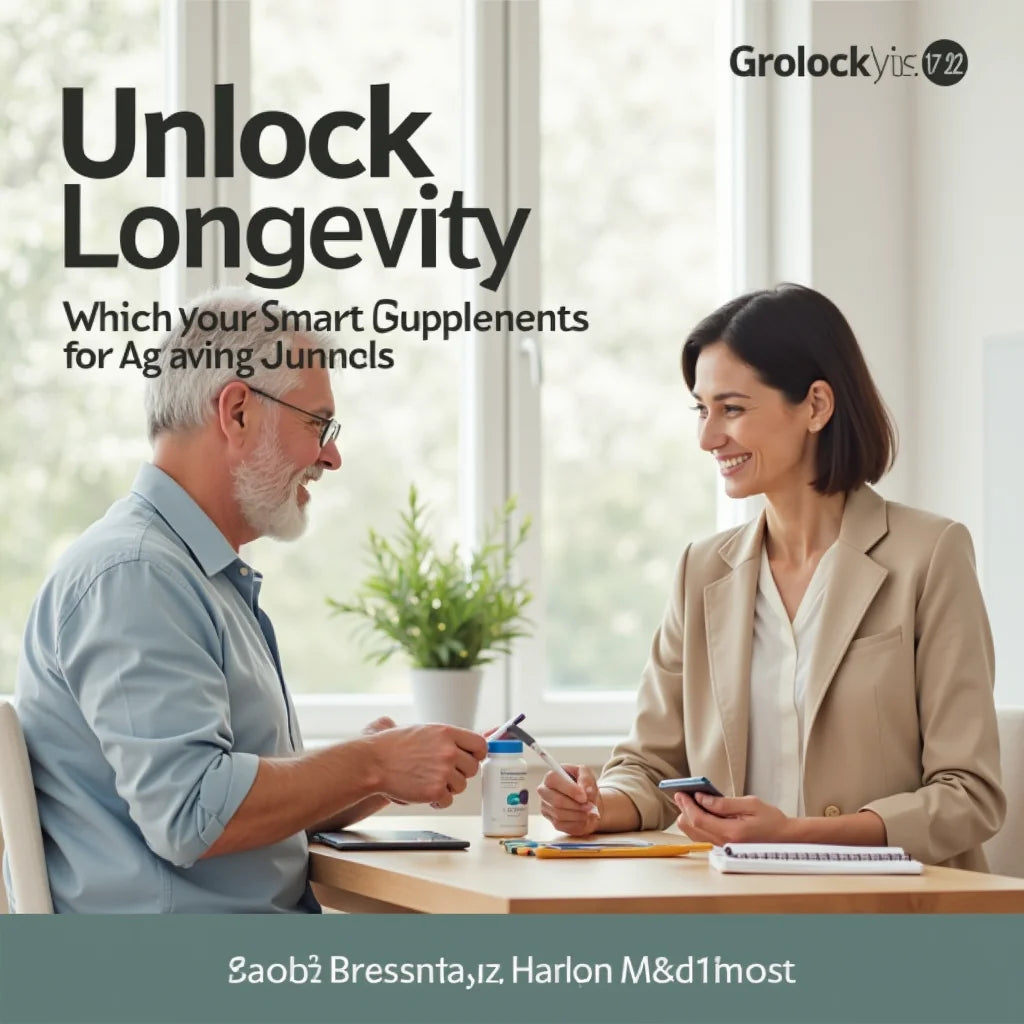 Anti-aging, Longevity, Best Wellness Supplements - Unlock Longevity Smart Supplements for Aging Gracefully