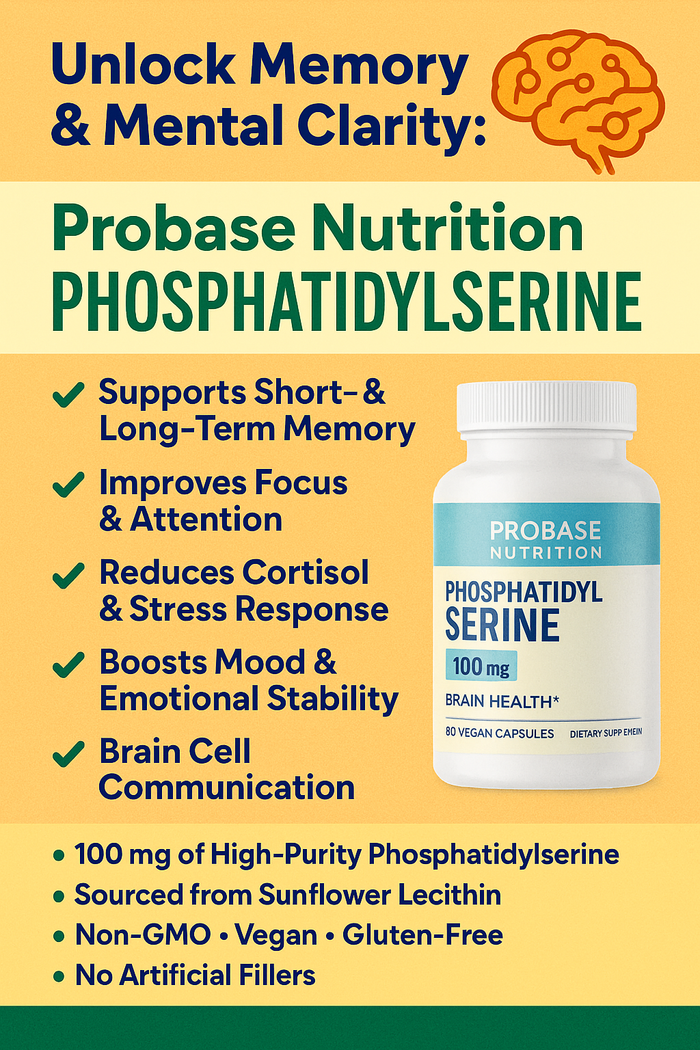 🧠 Unlock Memory &amp; Mental Clarity: Probase Nutrition Phosphatidylserine