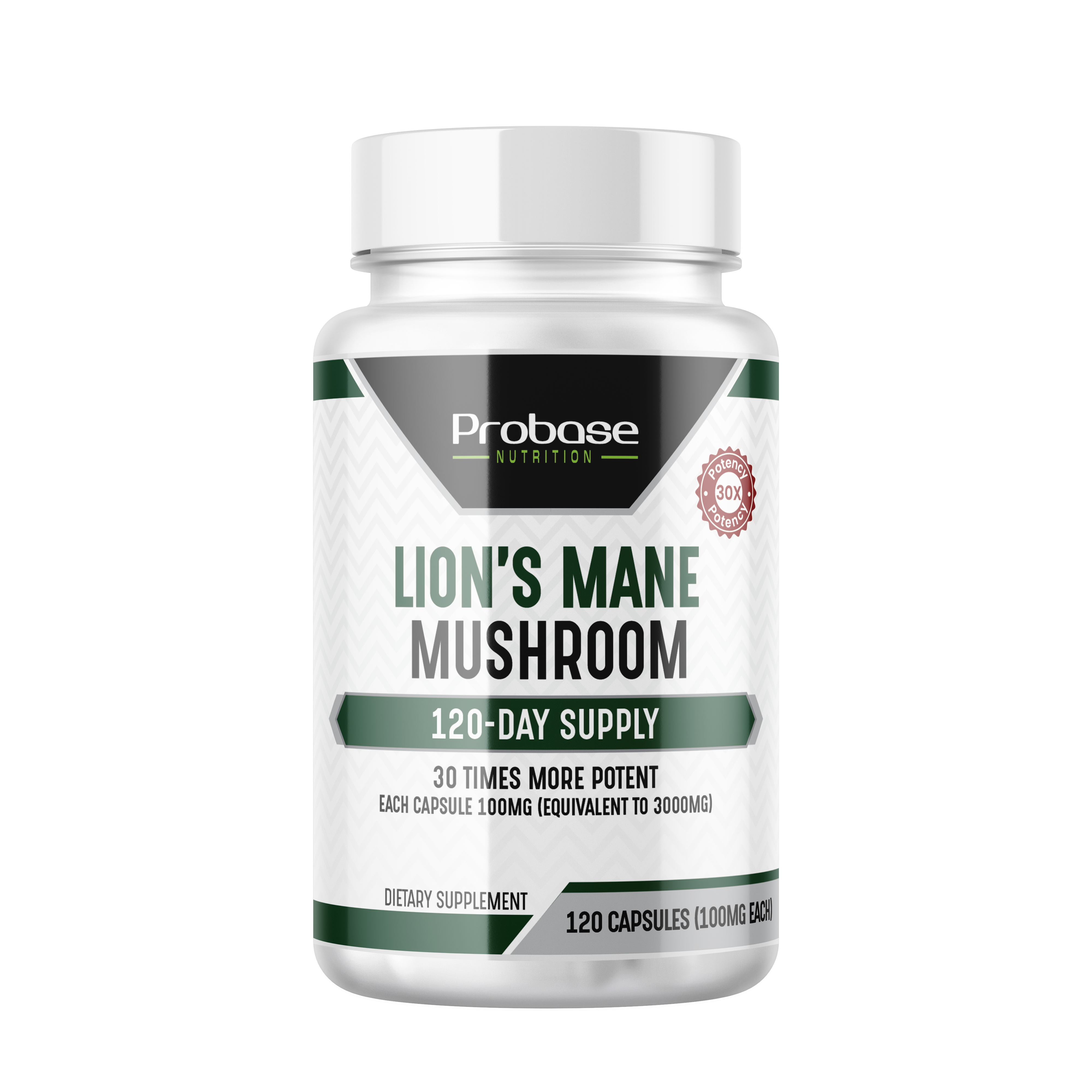 Unleash Your Mental Potential with Probase Nutrition's Lion's Mane Extract 30:1 Capsules: A 120-Day Supply