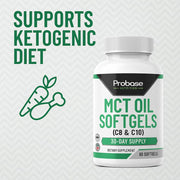 Probase Nutrition MCT Oil 60 Softgels 30-Day Supply