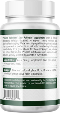 Thumbnail for Saw Palmetto for Men's Prostate Health – Supports Prostate, Urinary & Hair Wellness – Powerful DHT Blocker for Male Health – 3+ Month Supply of Saw Palmetto Extract