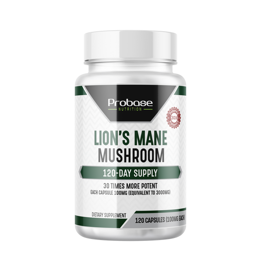 Lions Mane Extract Supplement Mushroom Capsules (4 Months Supply - 120 Count)