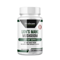Thumbnail for Lions Mane Extract Supplement Mushroom Capsules (4 Months Supply - 120 Count)