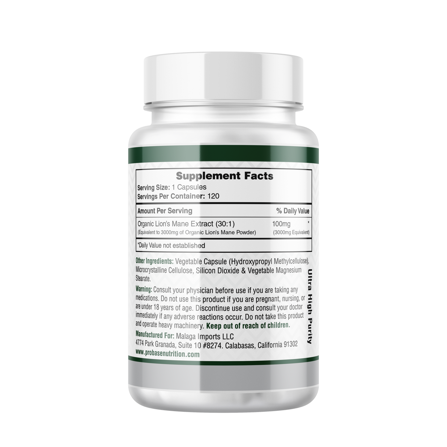 Lion's Mane Mushroom Supplement