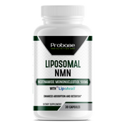 Probase Nutrition Liposomal NMN Capsules with LipoAvail - 500 mg NMN Supplement, Nicotinamide Mononucleotide, NAD Precursor - 30 Capsules