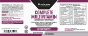 Probase Nutrition Complete Multivitamin 60 Capsules 30-Day Supply