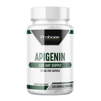 Thumbnail for Probase Nutrition Apigenin 50mg Capsules - 120 Count - Non-GMO, Vegan, Gluten Free - 120-Day Supply